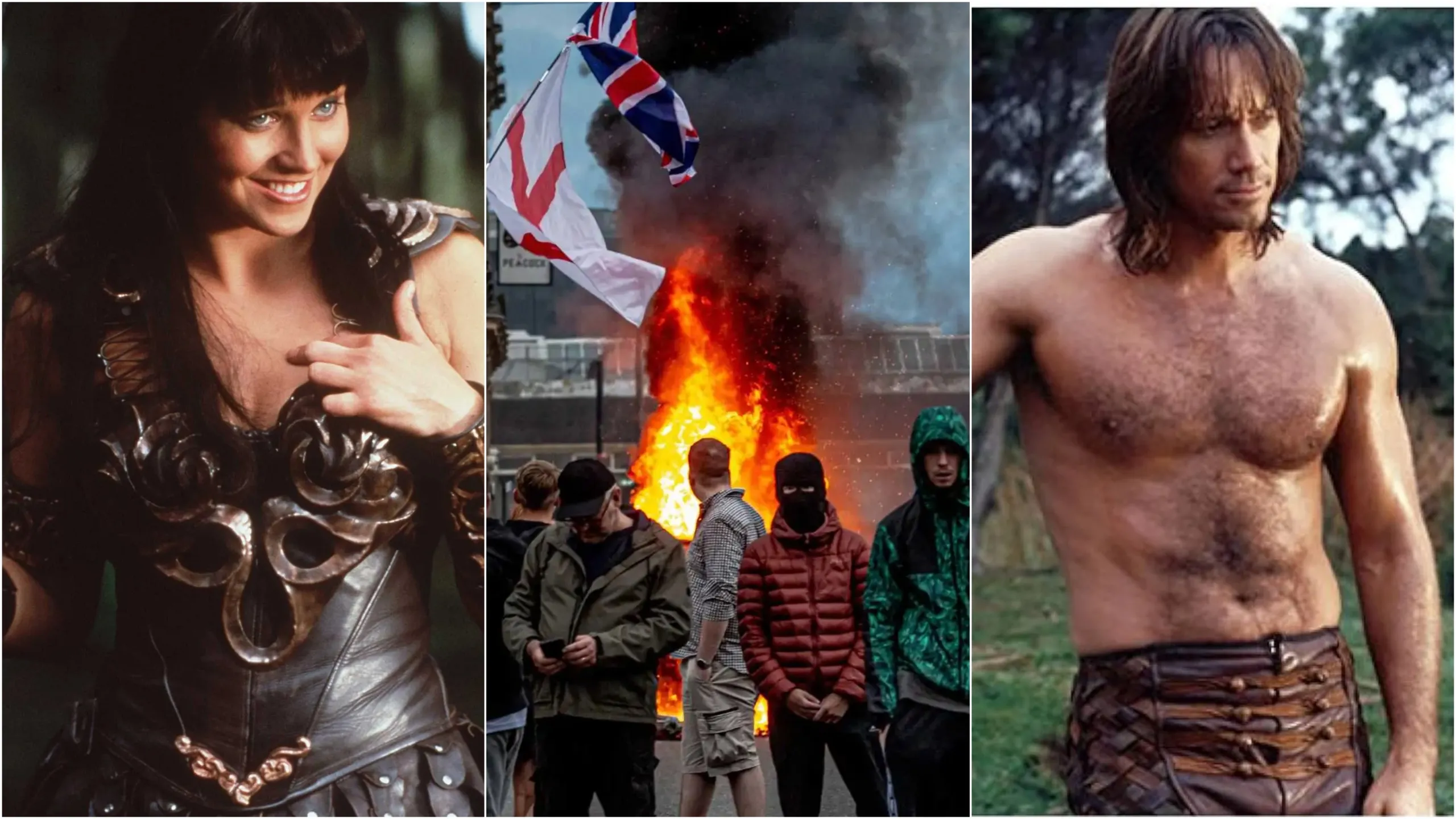 Lucy Lawless demuestra una vez más por qué merece el estatus de icono en su 'enfrentamiento' con Kevin Sorbo por los disturbios en el Reino Unido