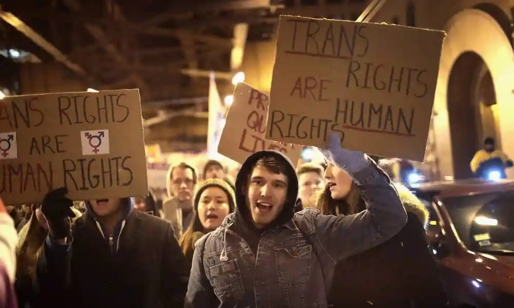 protest trans students bathroom gender identity