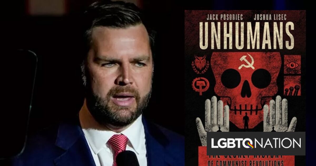 JD Vance respaldó el libro del teórico de la conspiración Pizzagate que dice que los liberales no son humanos