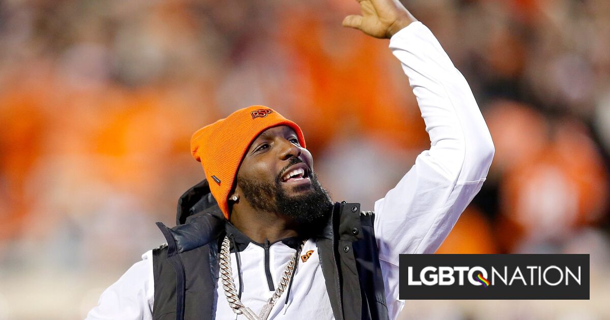 Jugador de la NFL con madre gay dice que Dios “no nos creó para ser gays”