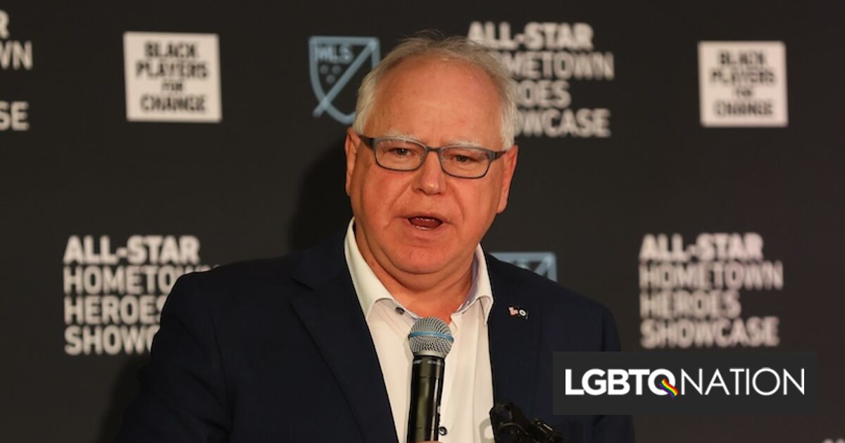 Kamala Harris nombrará al gobernador Tim Walz, aliado de la comunidad LGBTQ+, como su compañero de fórmula