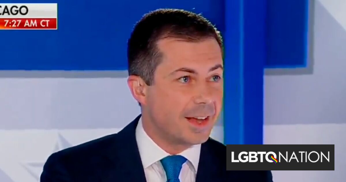 Pete Buttigieg desmonta la afirmación del presentador de Fox sobre el crimen violento en solo 7 palabras