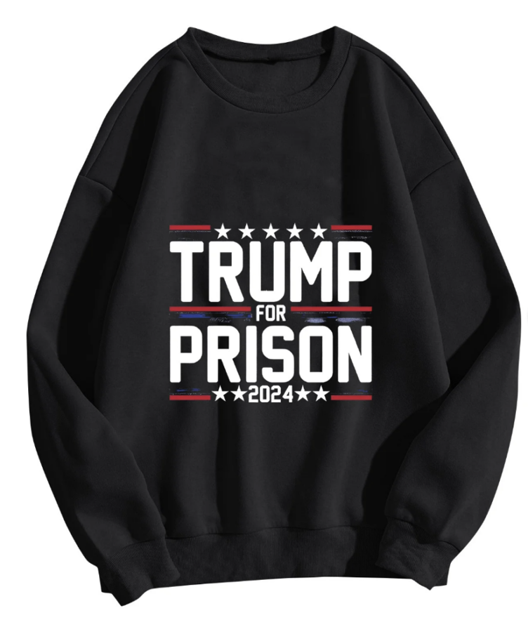 Mercancía de la campaña de Trump: sudadera con el lema 