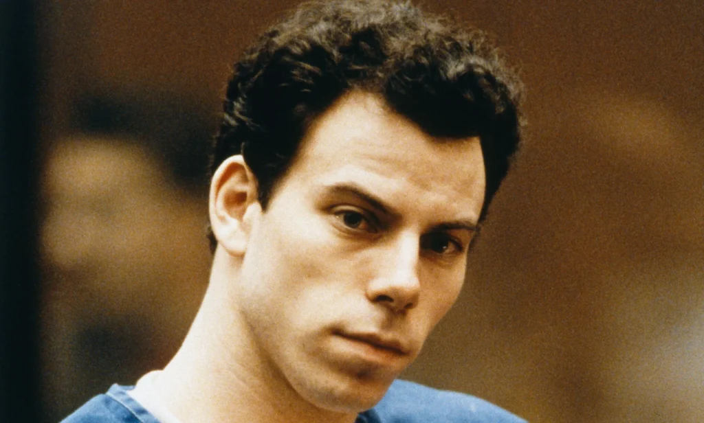 Erik Menendez during his trial in 1996