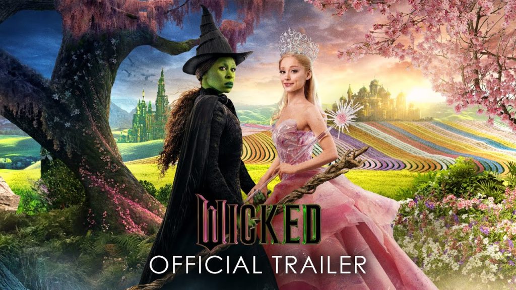 Glinda de Ariana Grande narrando el segundo tráiler de Wicked es todo