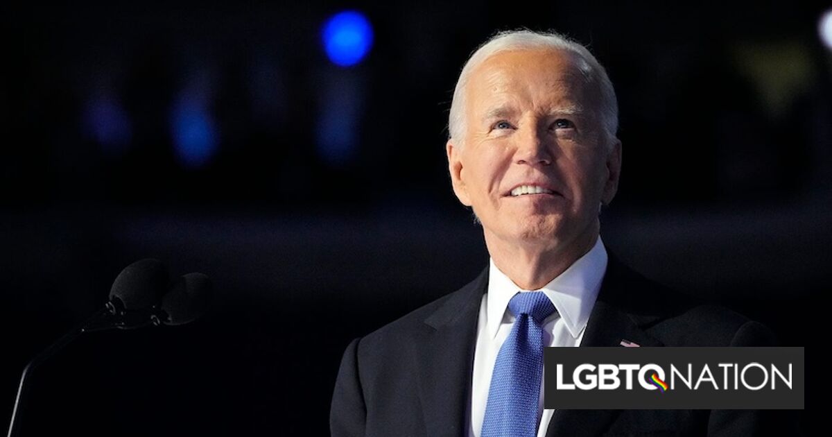 Joe Biden: Los homosexuales tienden a tener más coraje que la mayoría de la gente