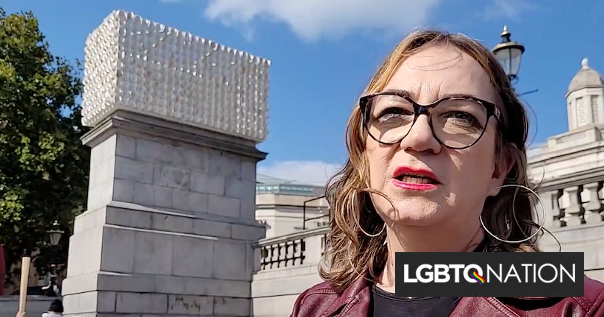 Londres presenta una impresionante obra de arte en memoria de las víctimas trans de violencia