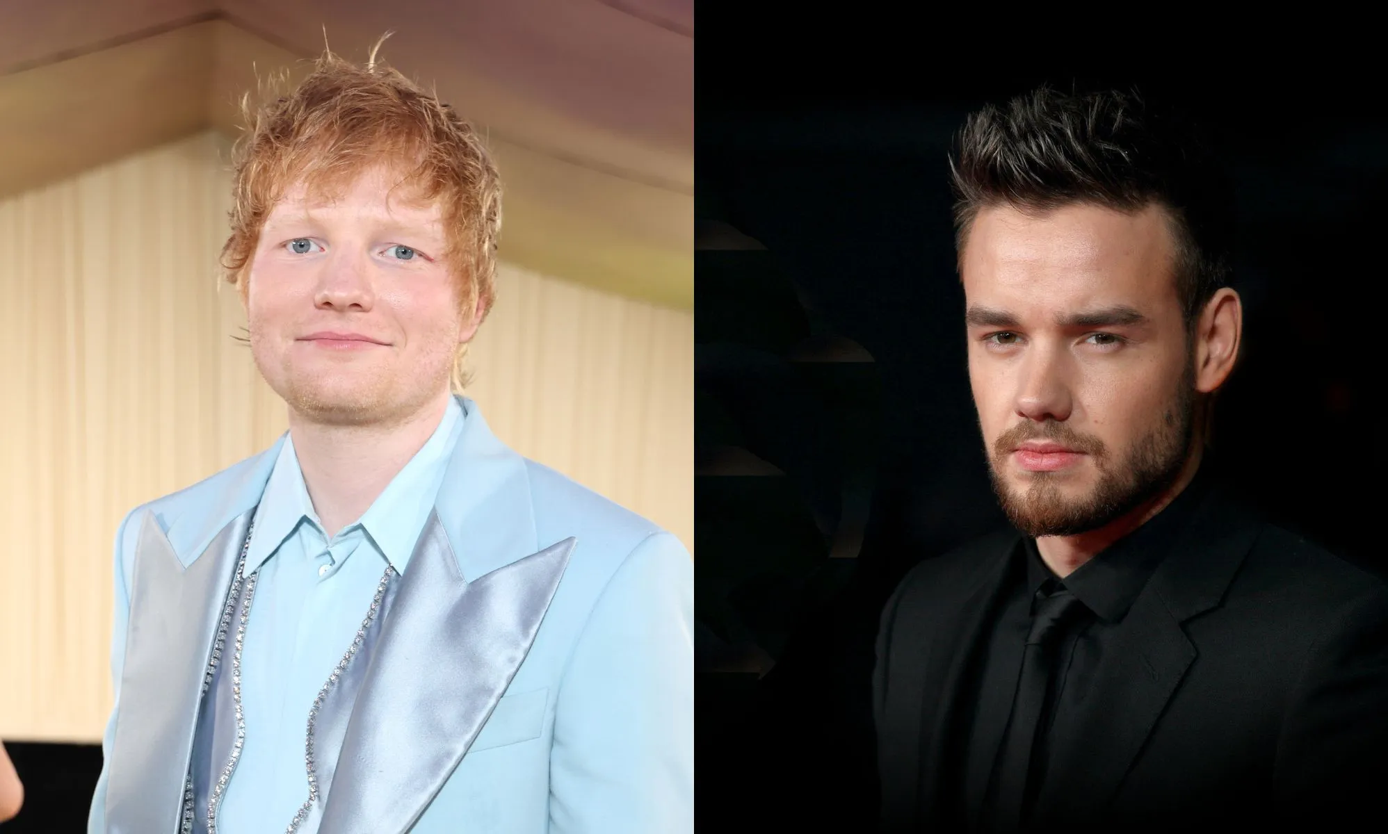 Ed Sheeran (left) and Liam Payne (right)