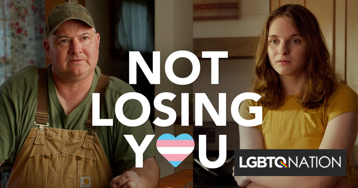 Anuncio de servicio público en movimiento muestra a un padre aprendiendo a aceptar a su hija trans: “Este soy yo, no te estoy perdiendo”