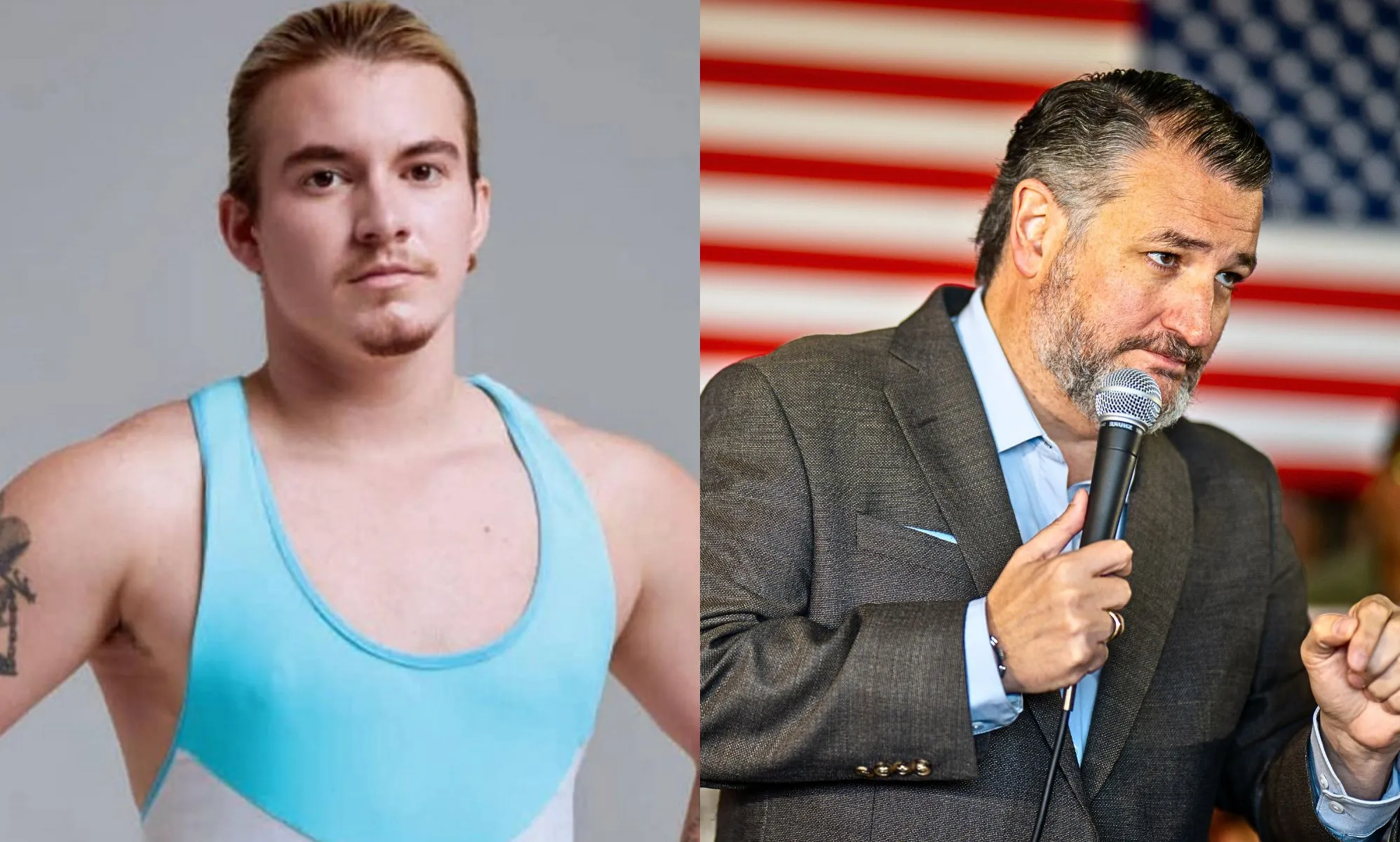 Mack Beggs and Ted Cruz.