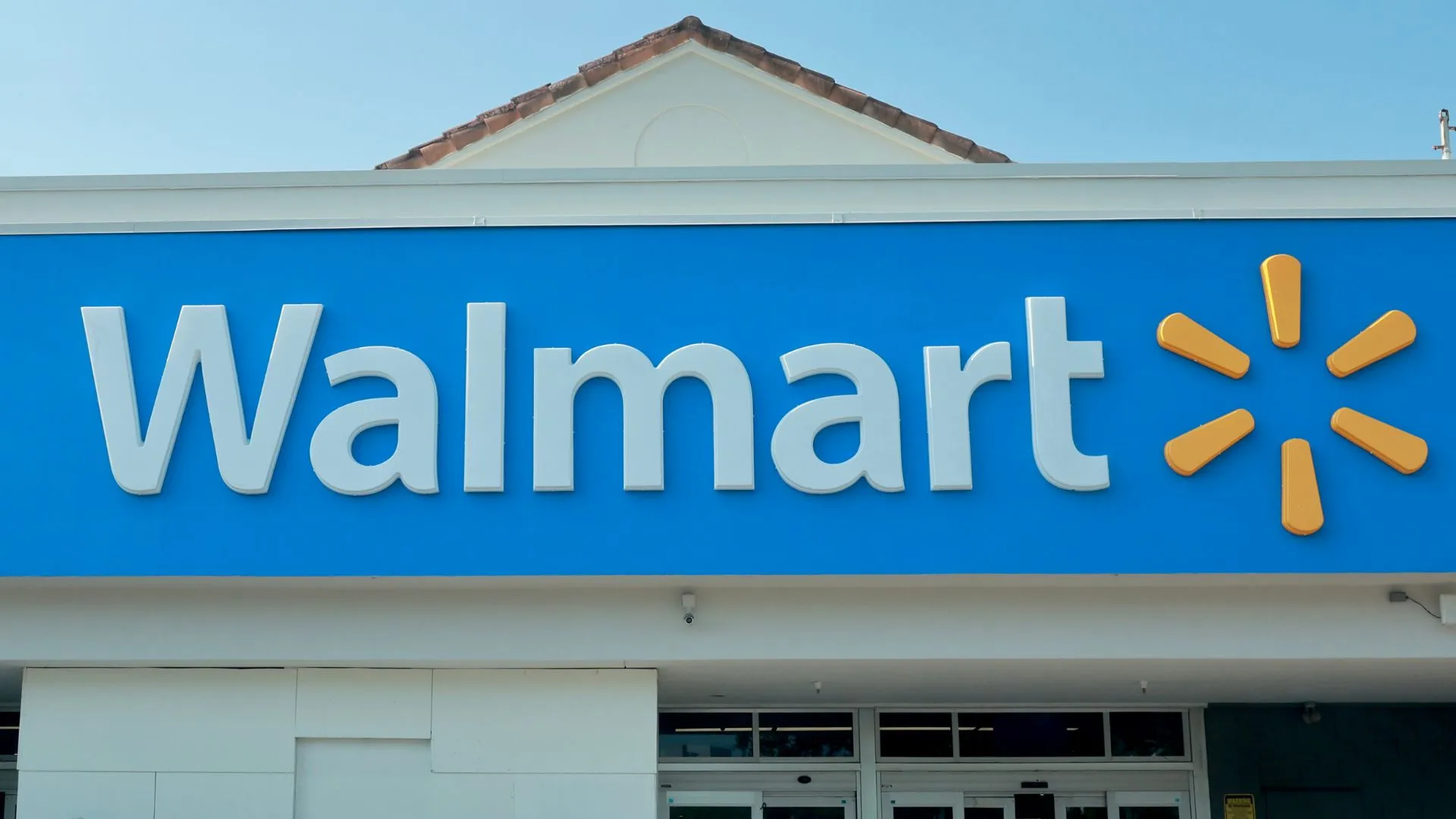 Stock image of a Walmart store
