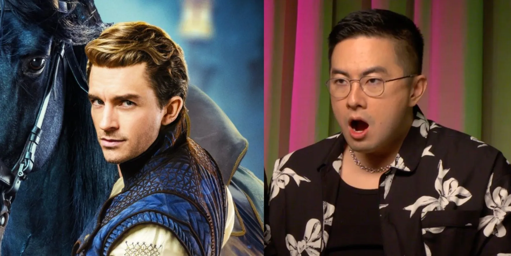 On the left, Jonathan Bailey