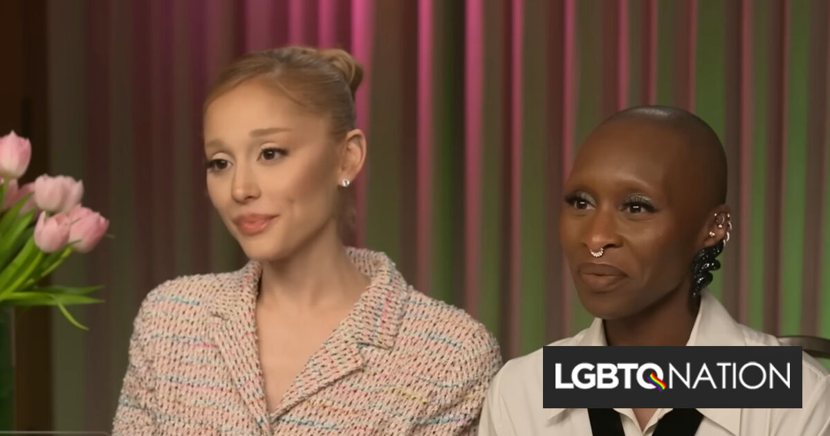 Ariana Grande y Cynthia Erivo celebran la película Wicked como “bellamente queer”