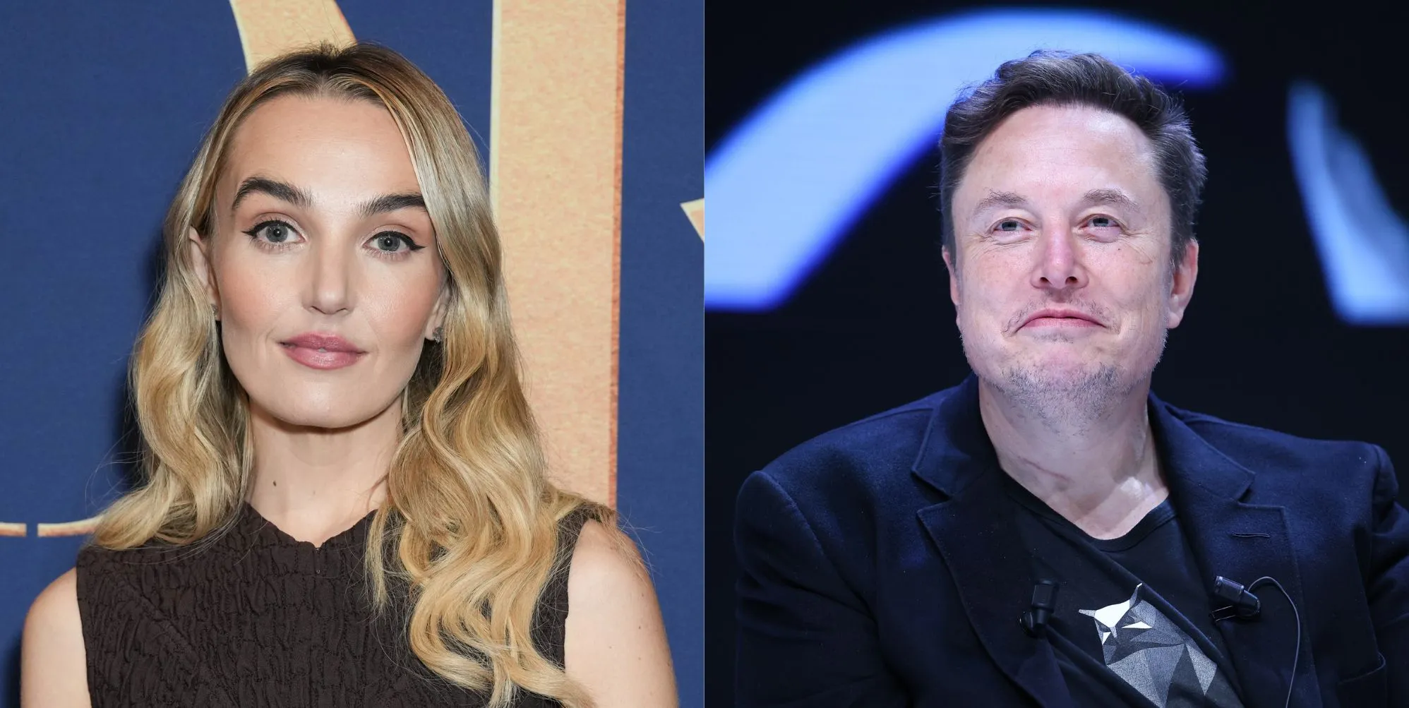 SNL host Chloe Fineman and Tesla billionaire Elon Musk.