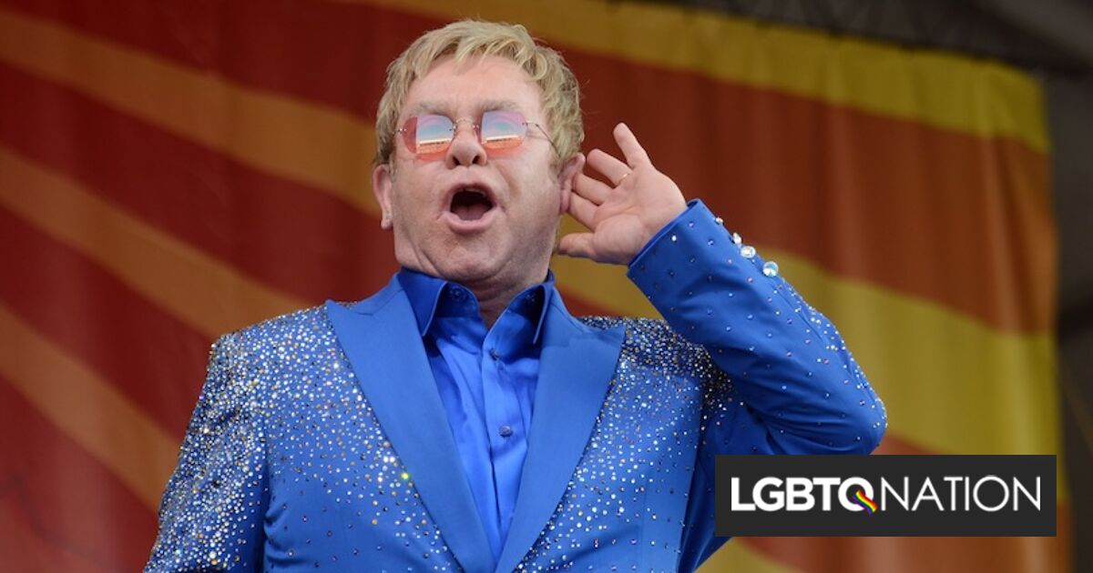 La leyenda del pop Elton John anuncia que está casi ciego