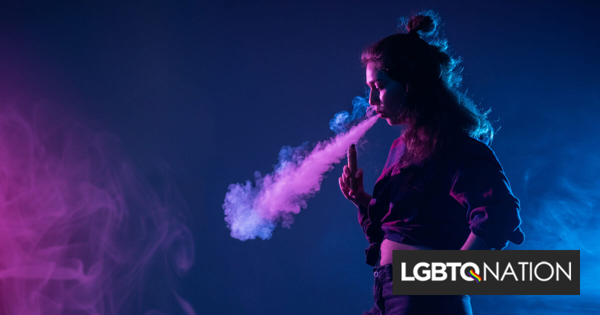 Las personas LGB vapean más del doble que sus pares heterosexuales