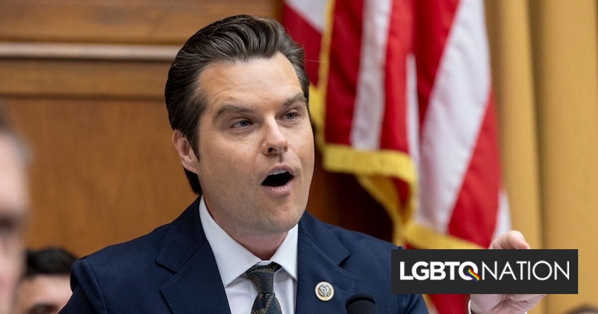 Mujeres acusan a Matt Gaetz de tener relaciones sexuales con un menor en una fiesta llena de drogas