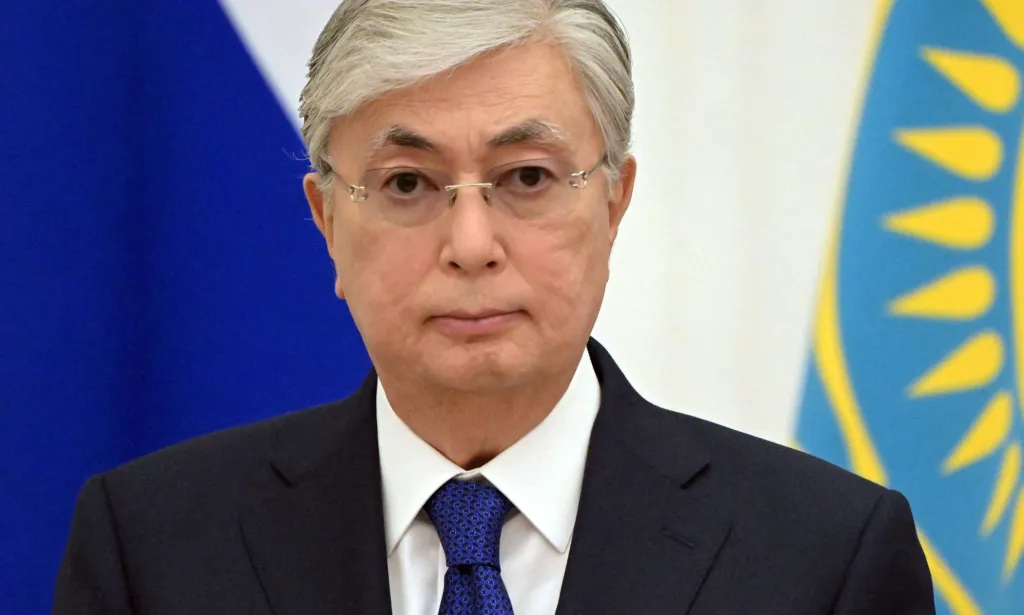 Presidente Kassym-Jomart Tokayev.
