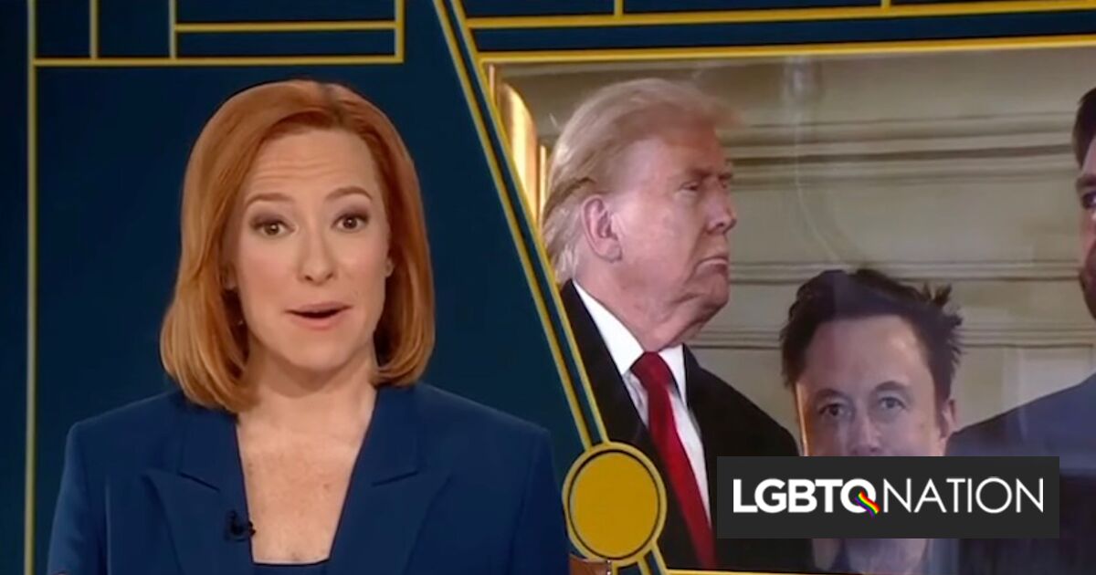 Jen Psaki se burla de la afirmación de Donald Trump de que él, y no Elon Musk, es el verdadero presidente