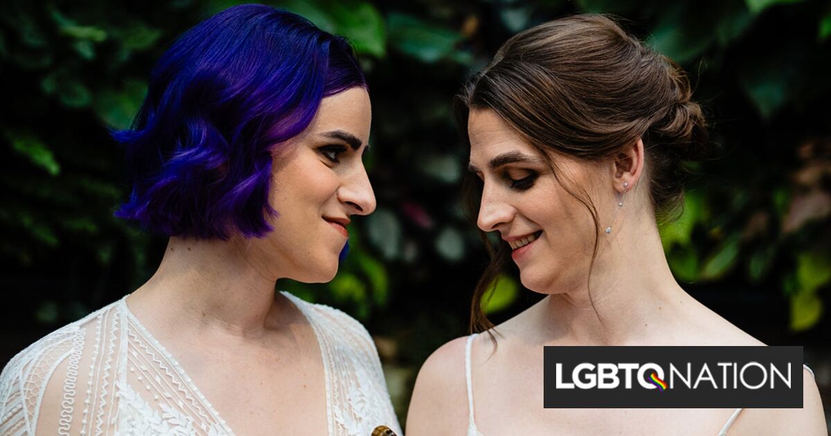 La poderosa pareja trans Zooey Zephyr y Erin Reed se casaron y las fotos derretirán tu corazón