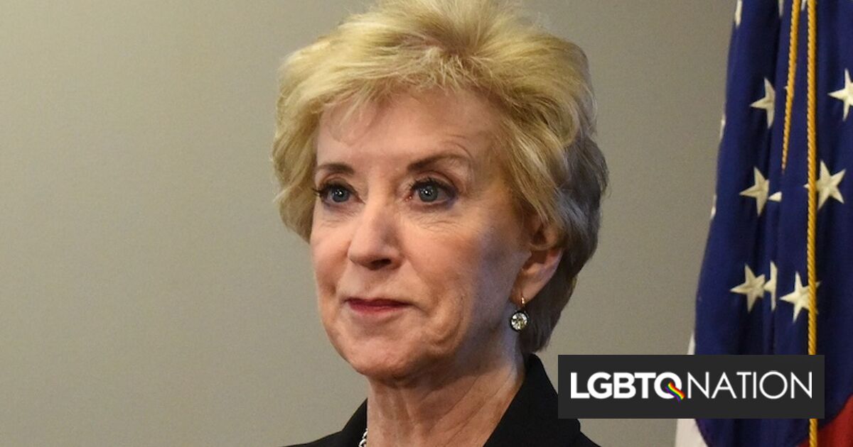 Linda McMahon apoyará la transfobia de Donald Trump en el Departamento de Educación