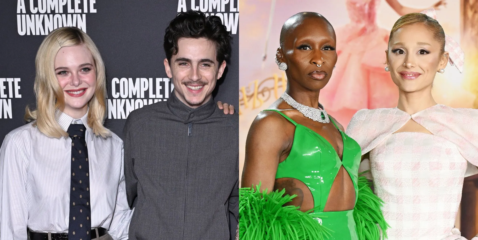 Timothée Chalamet y Elle Fanning recrean hilarantemente el meme viral 'Holding Space'