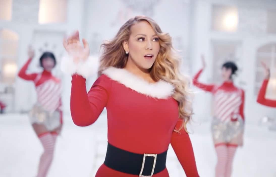 Mariah Carey performs