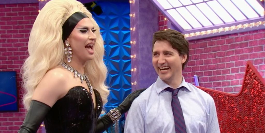 Recordando el momento en que Justin Trudeau se convirtió en el primer líder mundial en aparecer en Drag Race