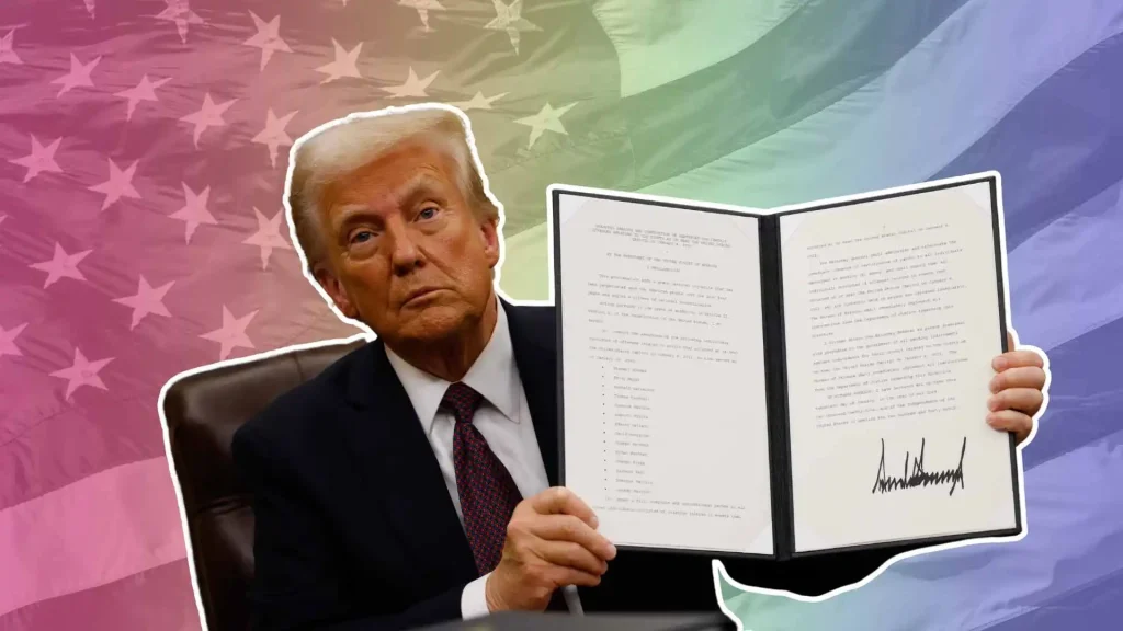 Todas las órdenes ejecutivas anti-LGBTQ+ de Trump hasta ahora y lo que podrían significar para usted