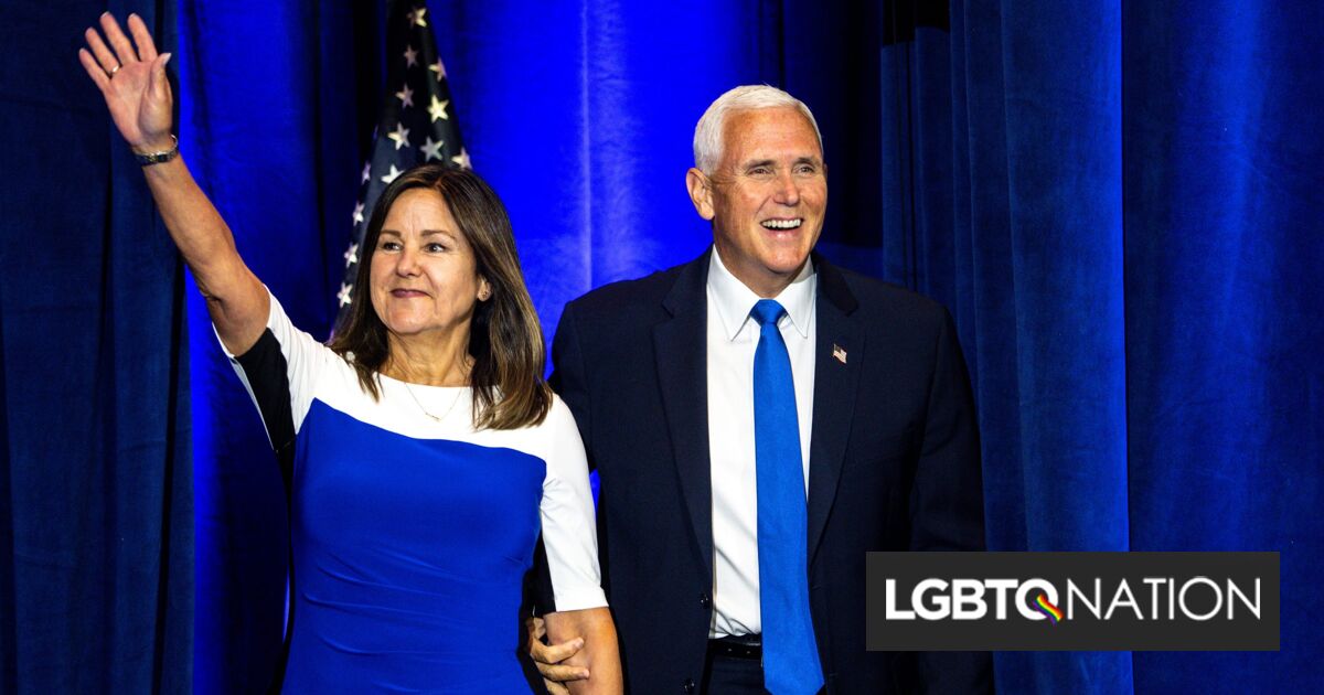 Karen Pence se vuelve viral tras negarse a estrechar la mano de Donald Trump