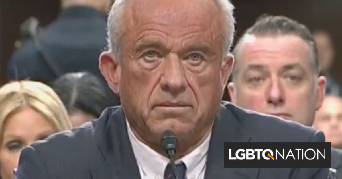 Kennedy niega decir que los pesticidas convierten a los niños trans en una audiencia de confirmación contenciosa