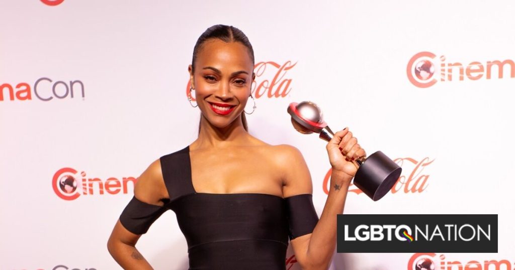 Zoe Saldaña dice que su primer beso fue con una chica