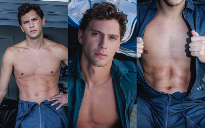 Cooper Koch es una mecánica sin camisa en una nueva sesión de vapor, y los fanáticos se van salvajes
