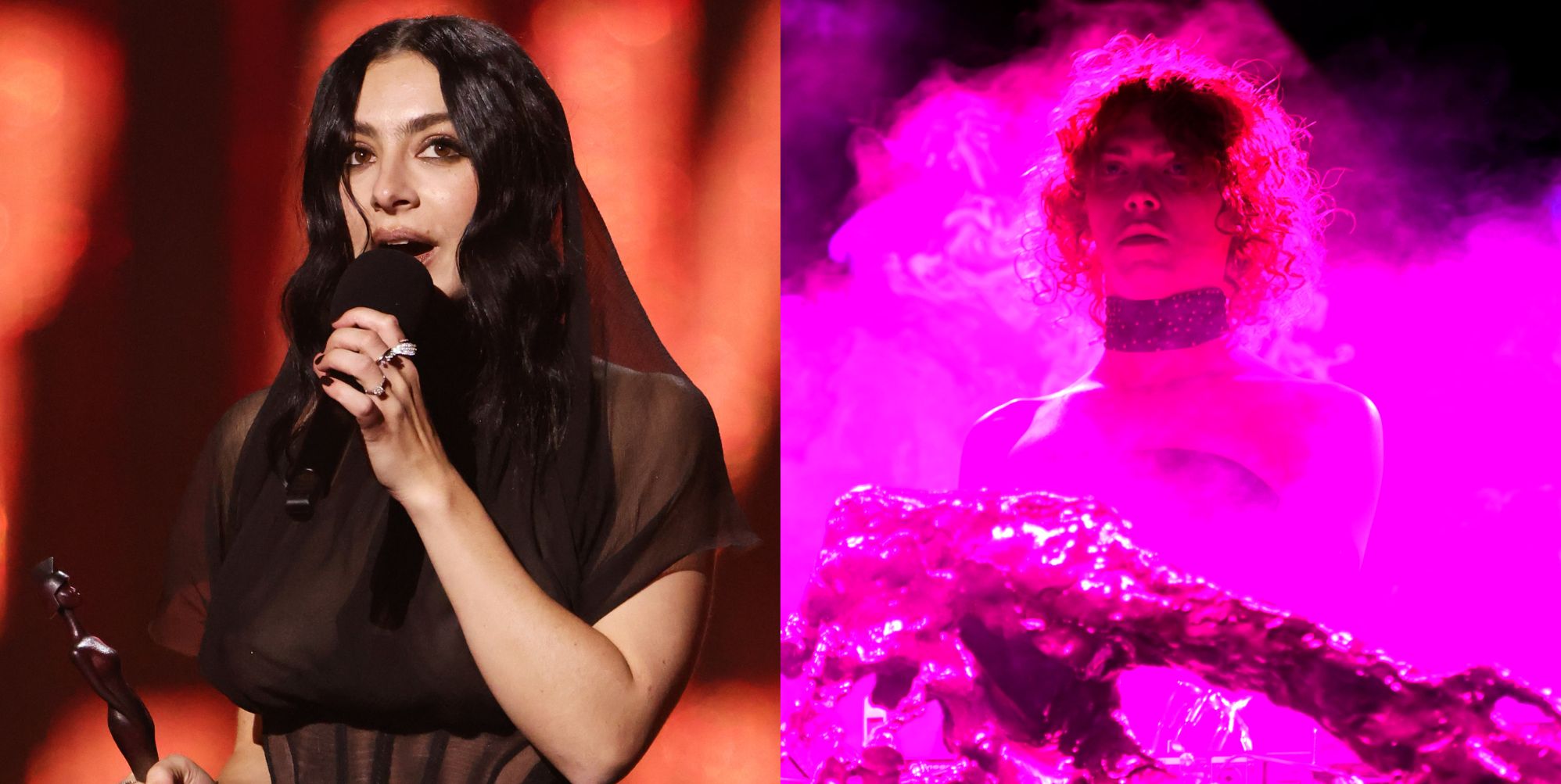 Charli XCX pays tribute to SOPHIE at BRIT Awards