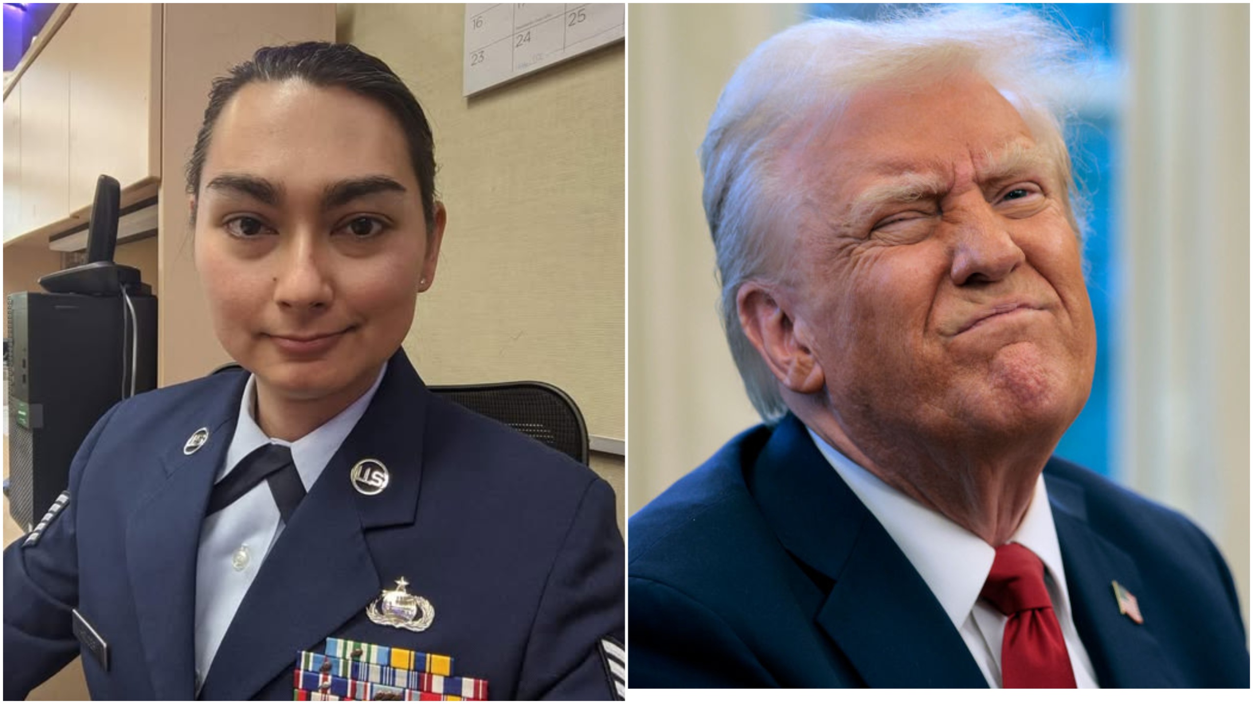 Oficial de inteligencia con 20 años que el servicio habla sobre la prohibición militar trans "hiriente" de Trump