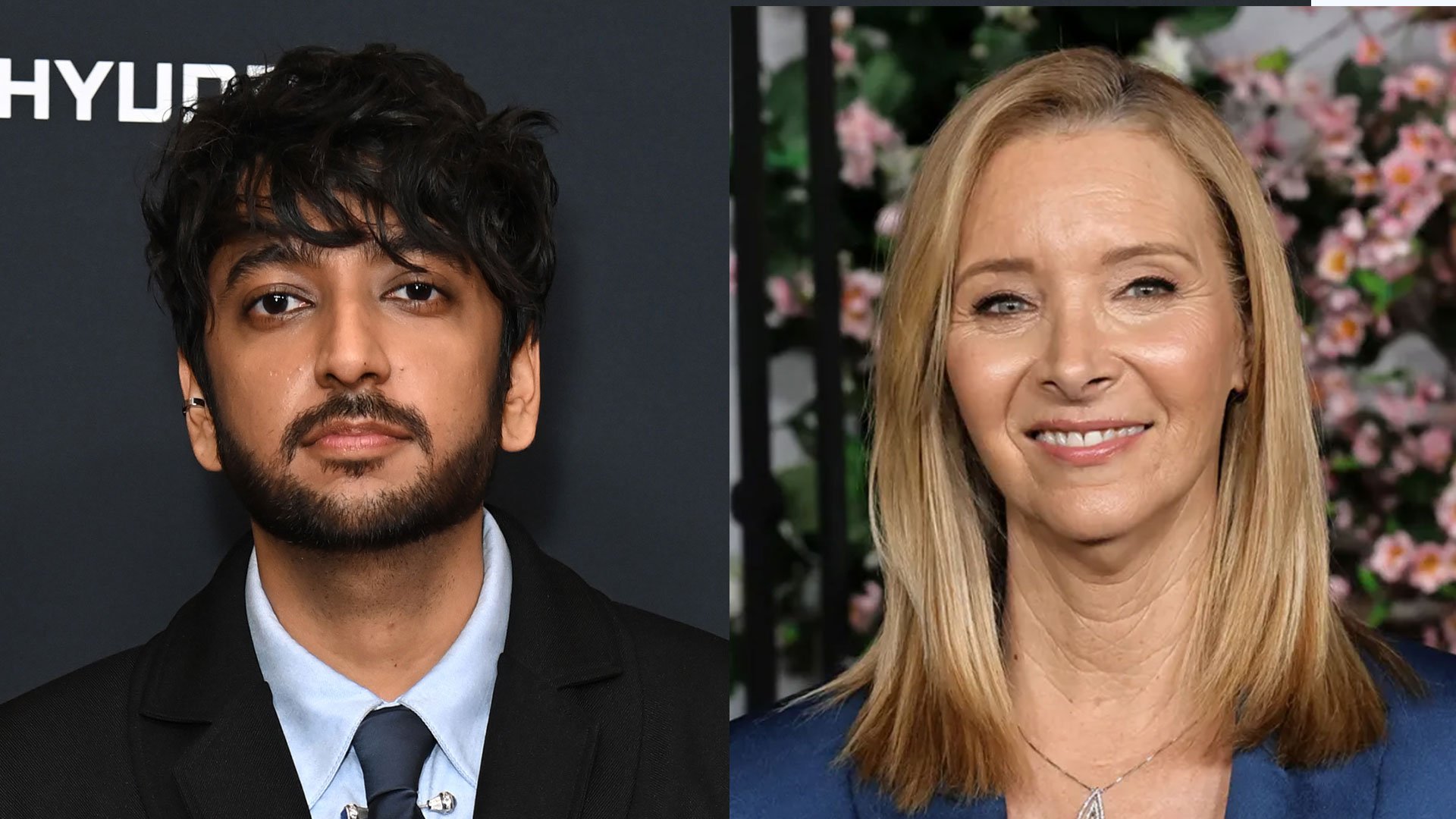 Nik Dodani and Lisa Kudrow.