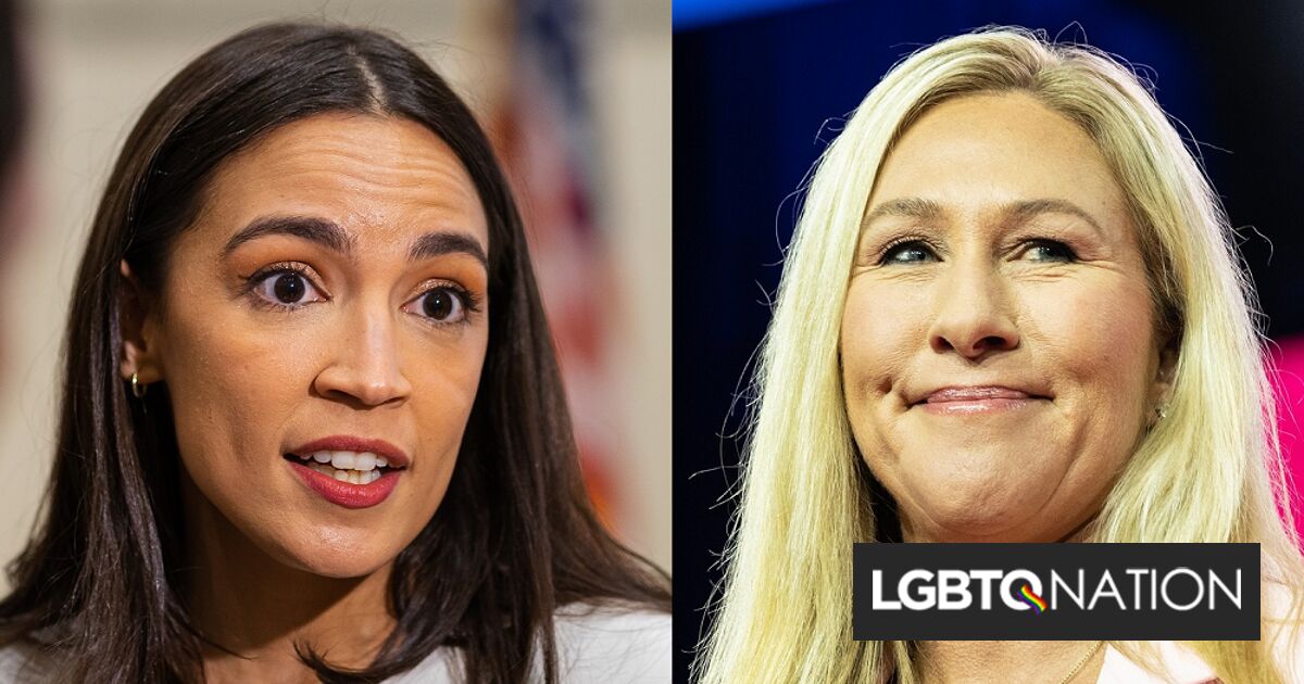 El amargo divorciado Marjorie Taylor Greene se desata en AOC por ser soltero a los 35 años