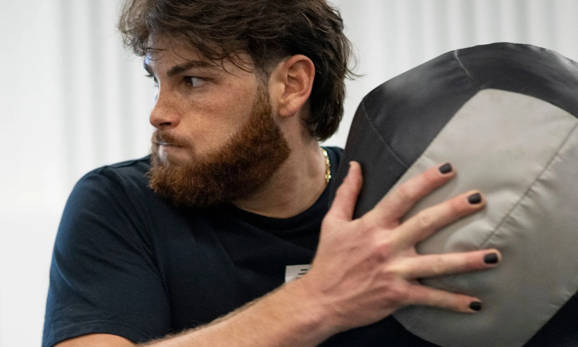 Triston Casas during a training session.