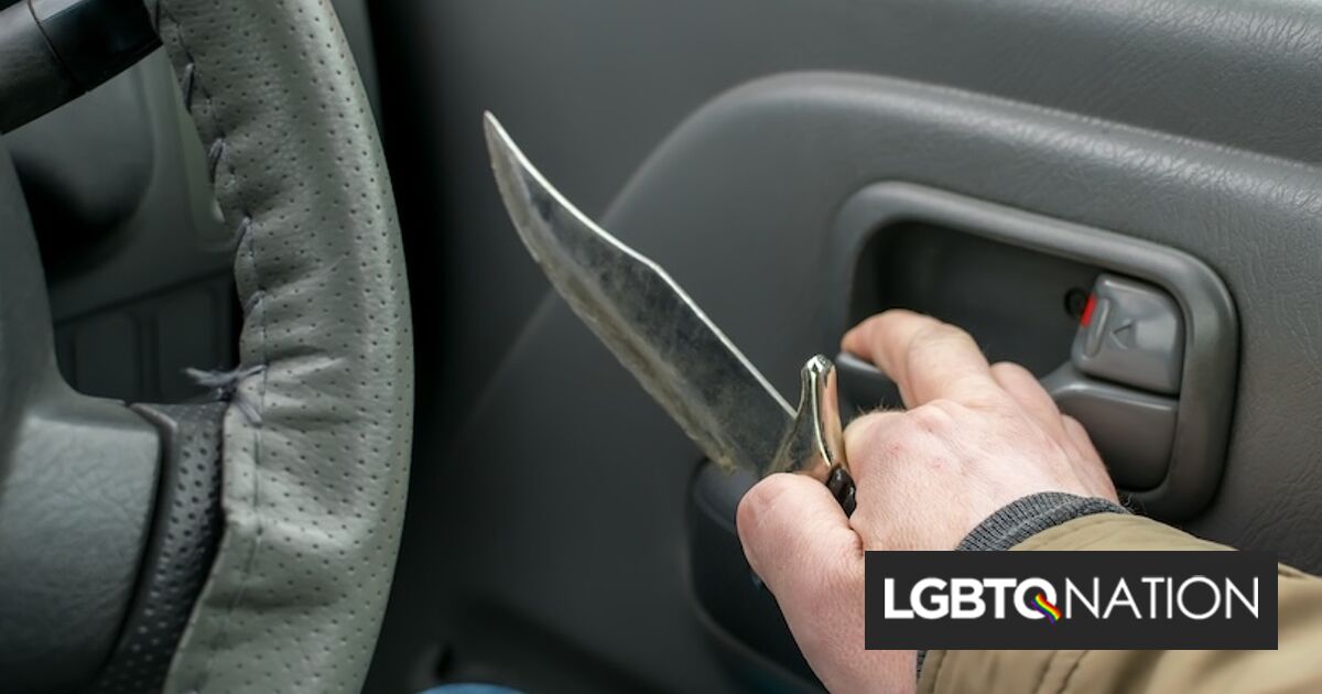 El hombre dice que la policía no hizo nada después de que un conductor de Uber se cortó la cara con un cuchillo