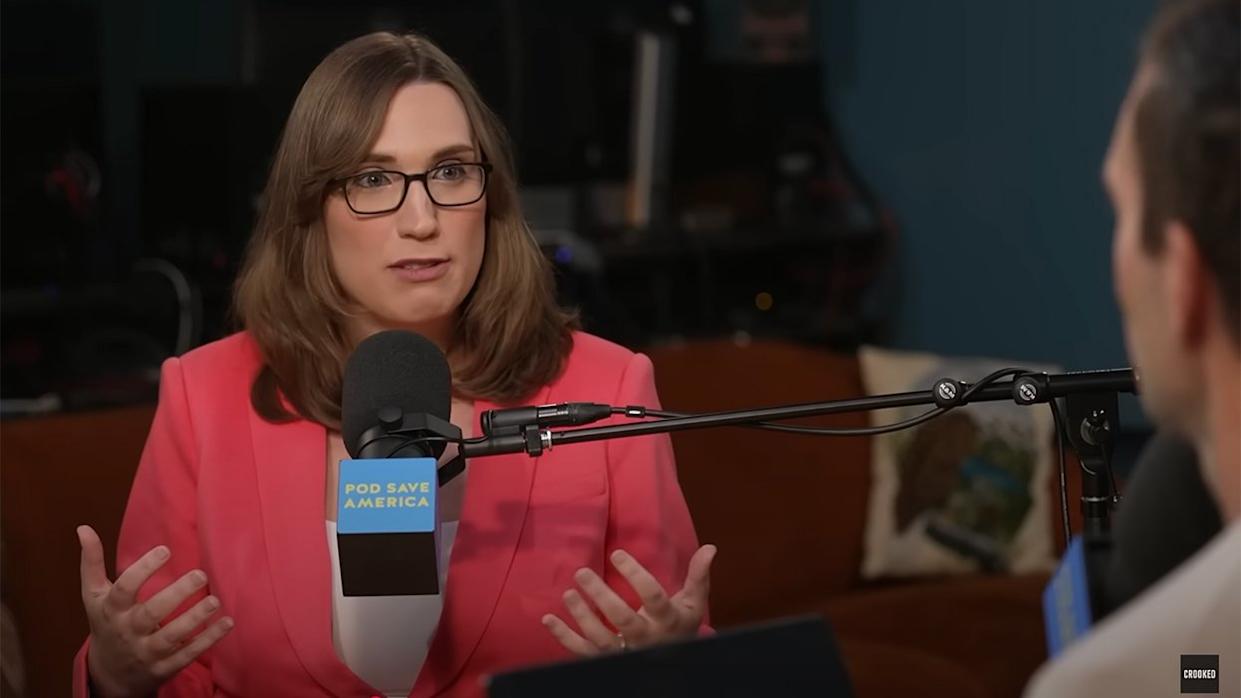 Rep. Sarah McBride, the first openly transgender member of Congress, criticizes GOP lawmakers for using anti-trans attacks as political theater, comparing their tactics to a Bravo reality show.