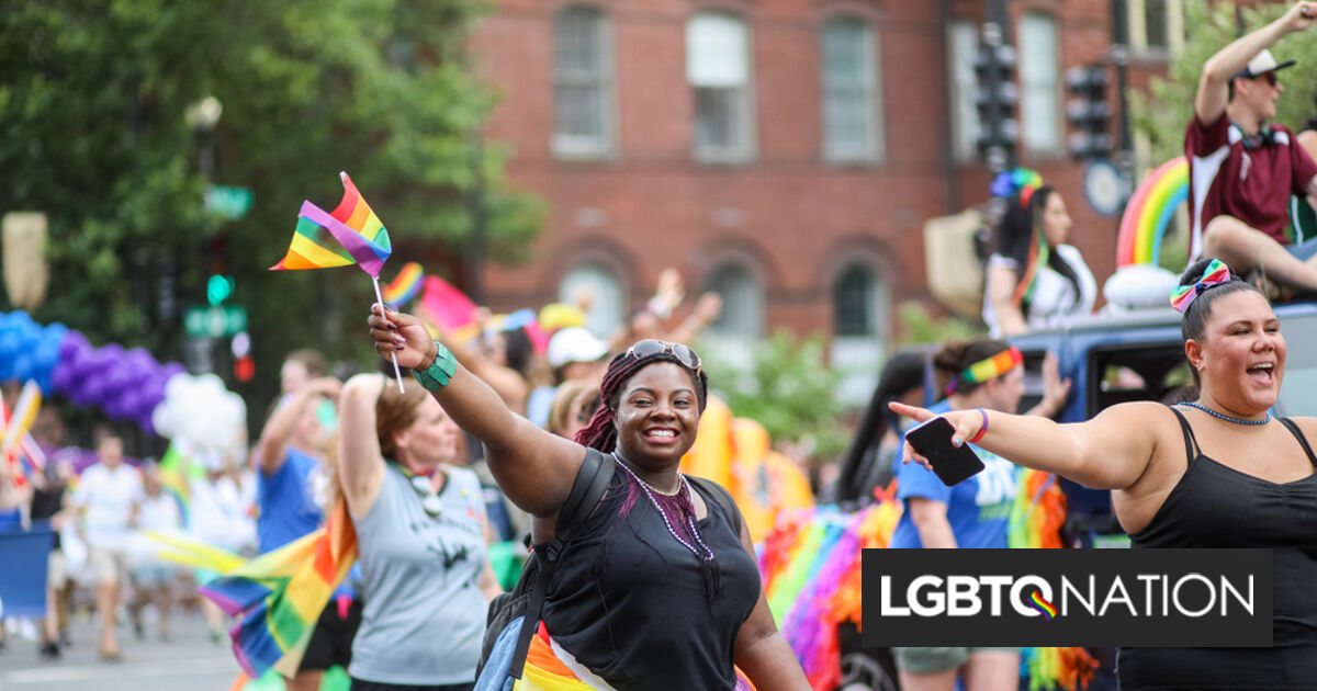 DC obtiene el mural de la calle Rainbow más largo cuando la ciudad se reparte para Worldpride