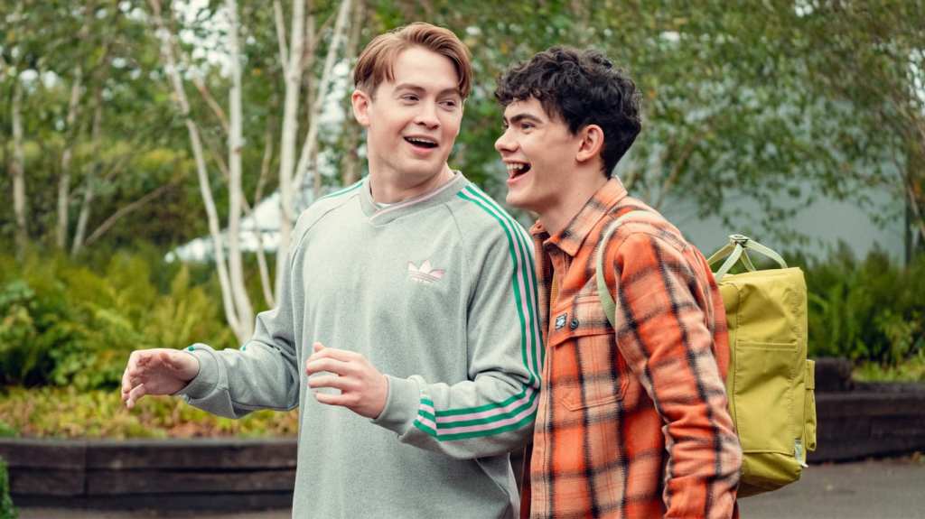 Kit Connor y Joe Locke como Charlie y Nick en Heartstopper