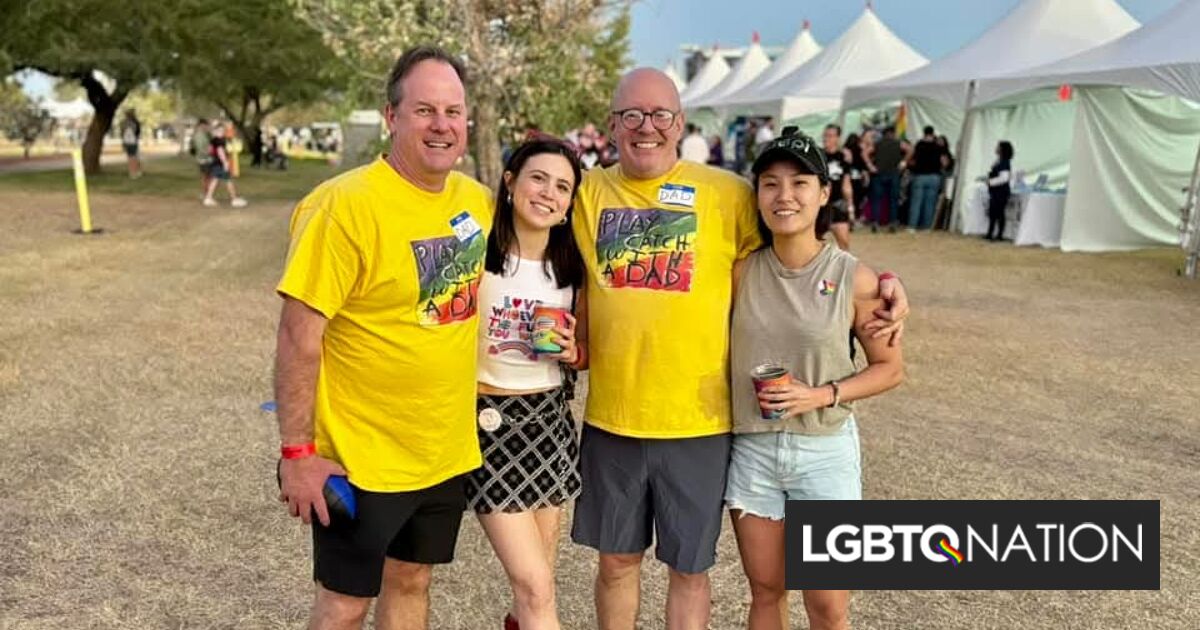 Un aliado recto comenzó la tradición del orgullo más saludable y está dejando a las personas con lágrimas de alegría