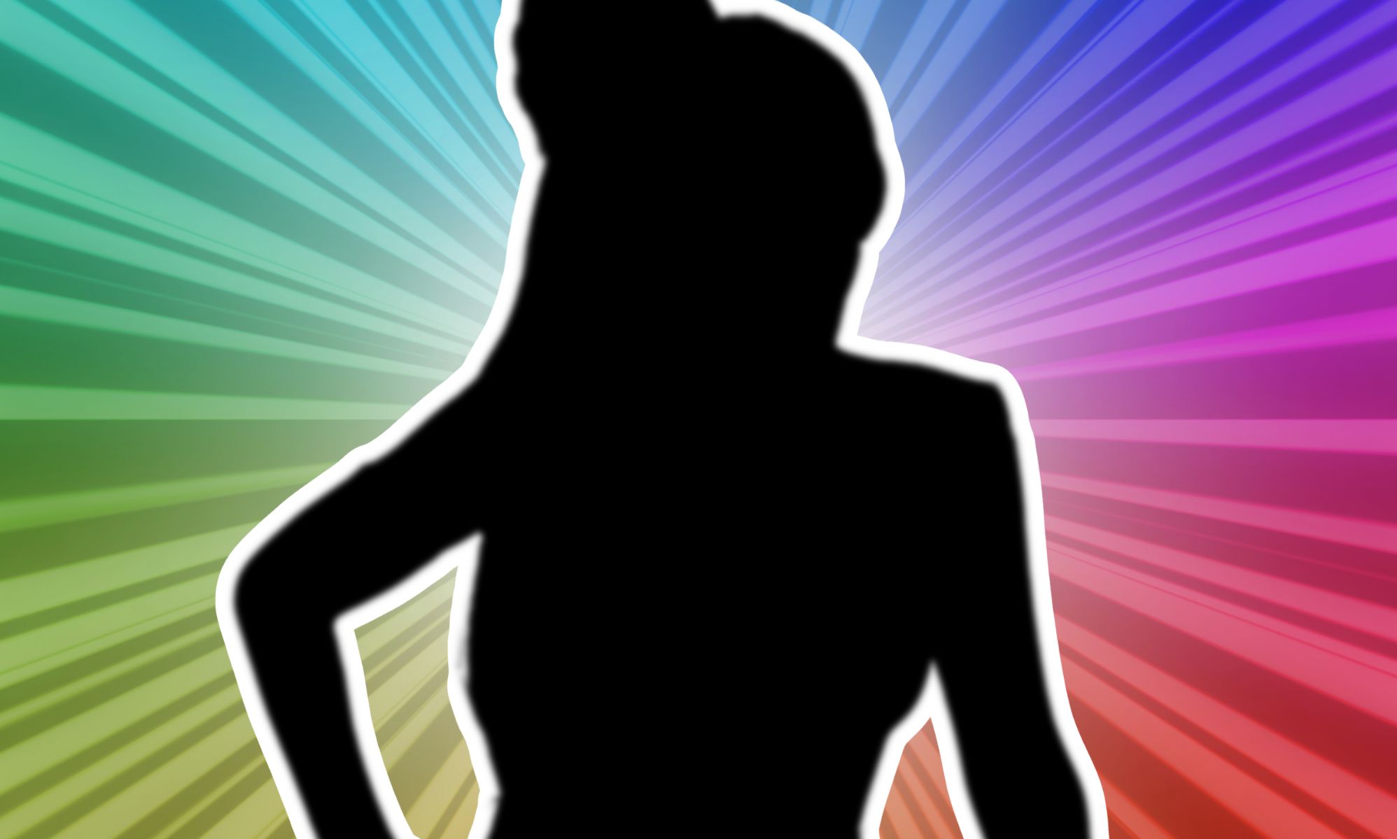 A silhouette of the artist behind Billboard