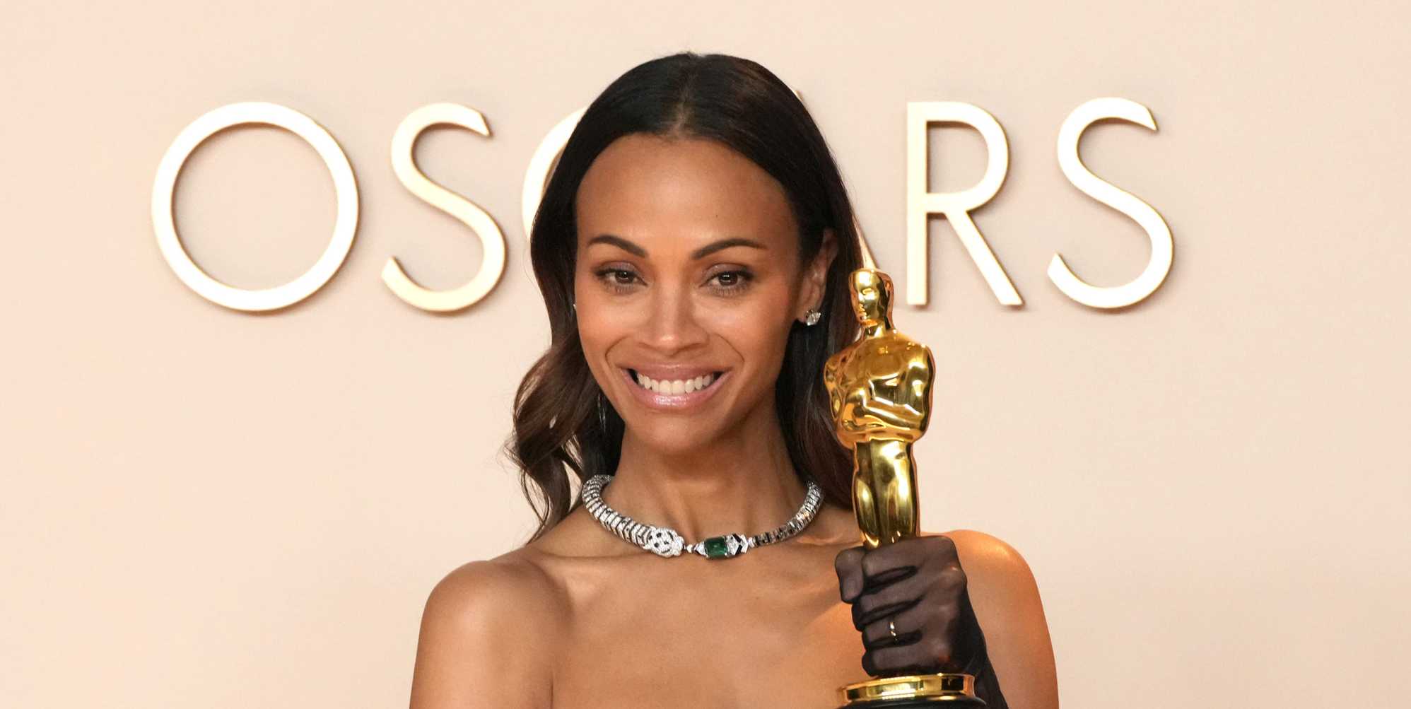 Zoe Saldaña dice que su Oscar Emilia Pérez se identifica como 'trans' y 'fluido de género'
