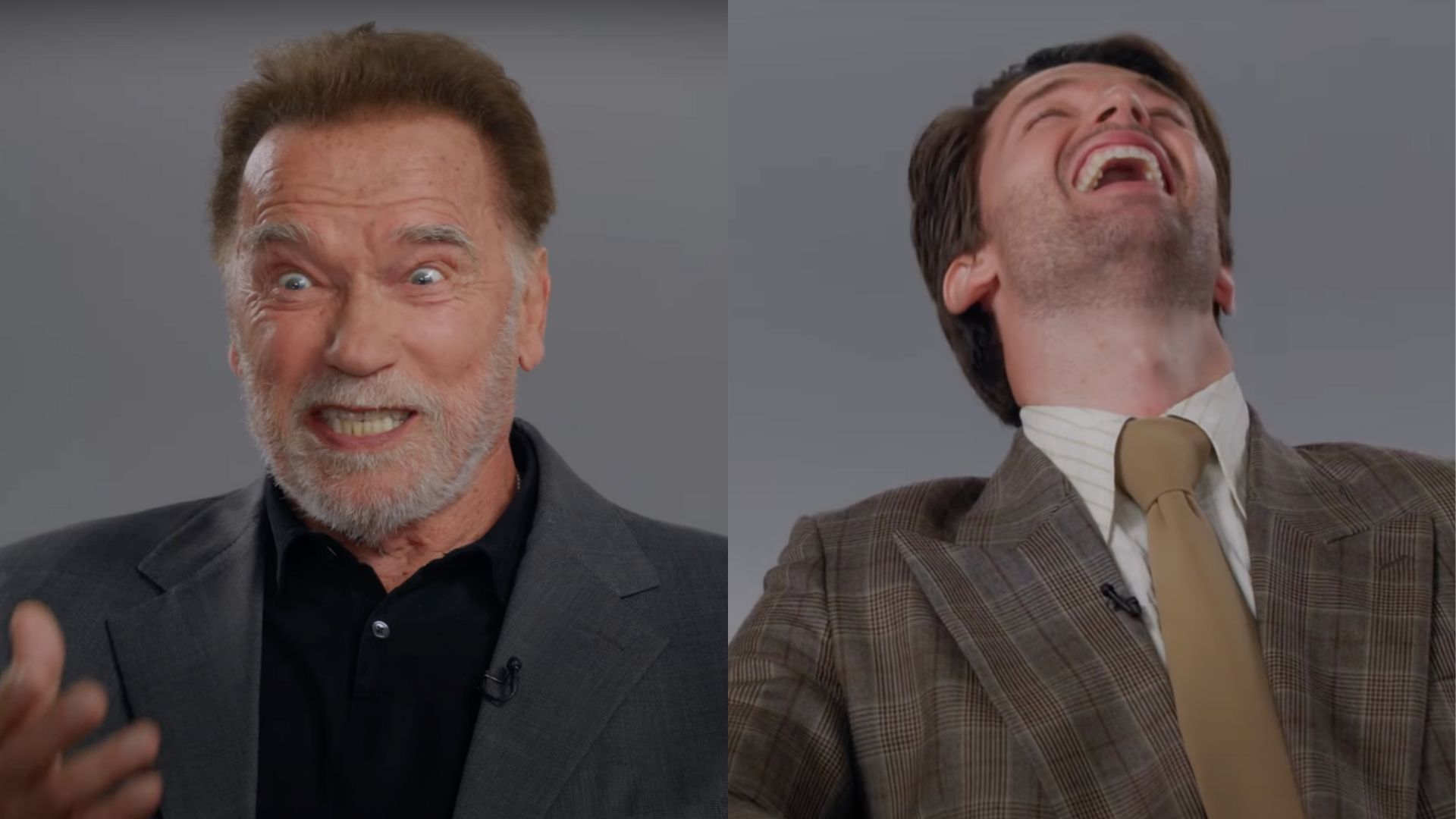 Arnold and Patrick Schwarzenegger