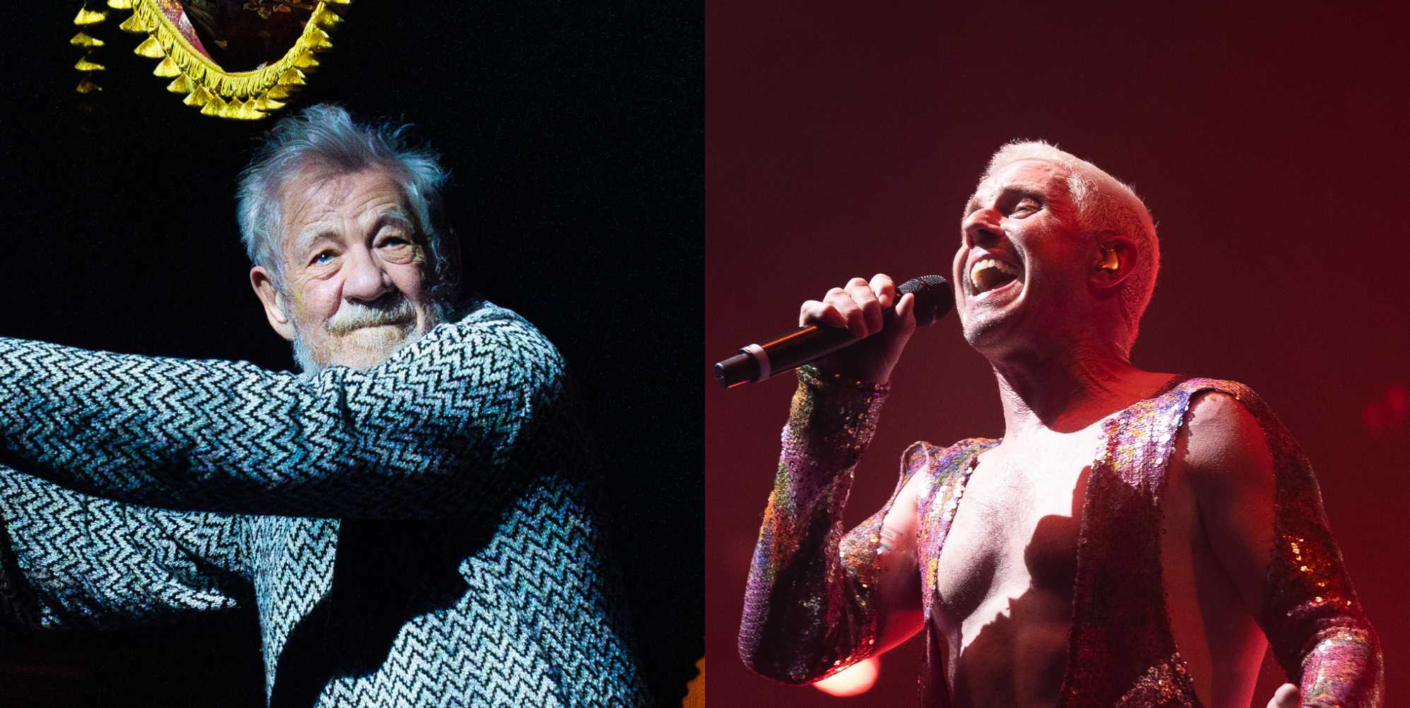 Ian McKellen se mudó a las lágrimas por la multitud después de la presentación sorpresa de las hermanas de Scissor Glastonbury: 'Legend'