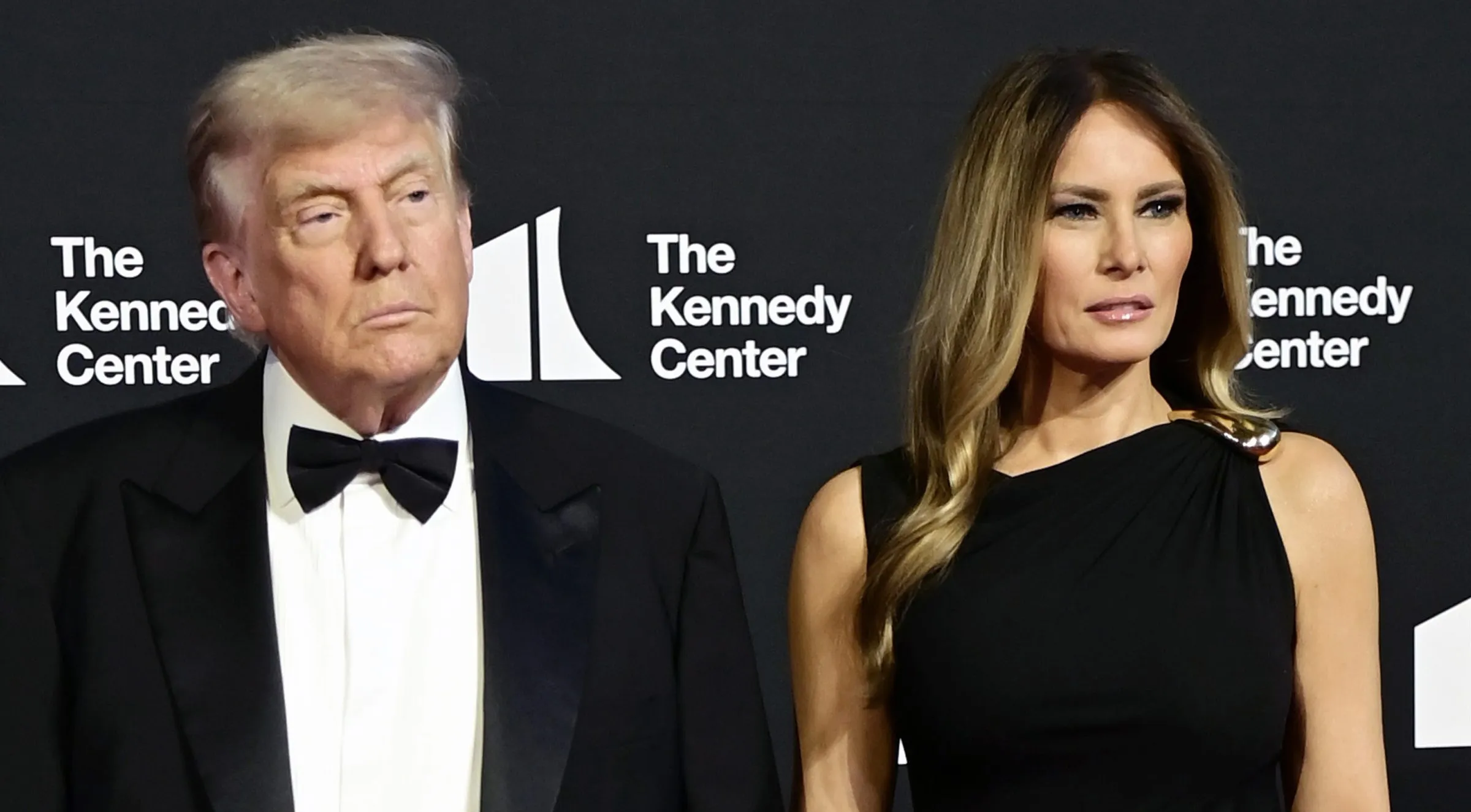 President Donald Trump and first lady Melania Trump attend the opening night of