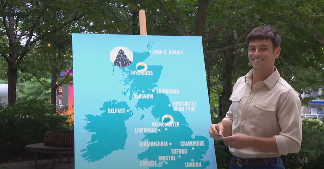 Tom Daley on This Morning.