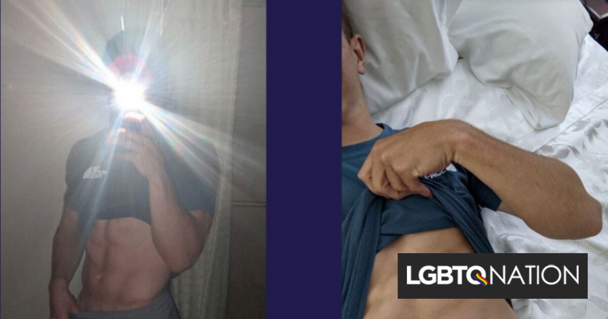 El policía de 27 años usó una foto de sí mismo para atraer y arrestar a un hombre gay por tráfico sexual infantil